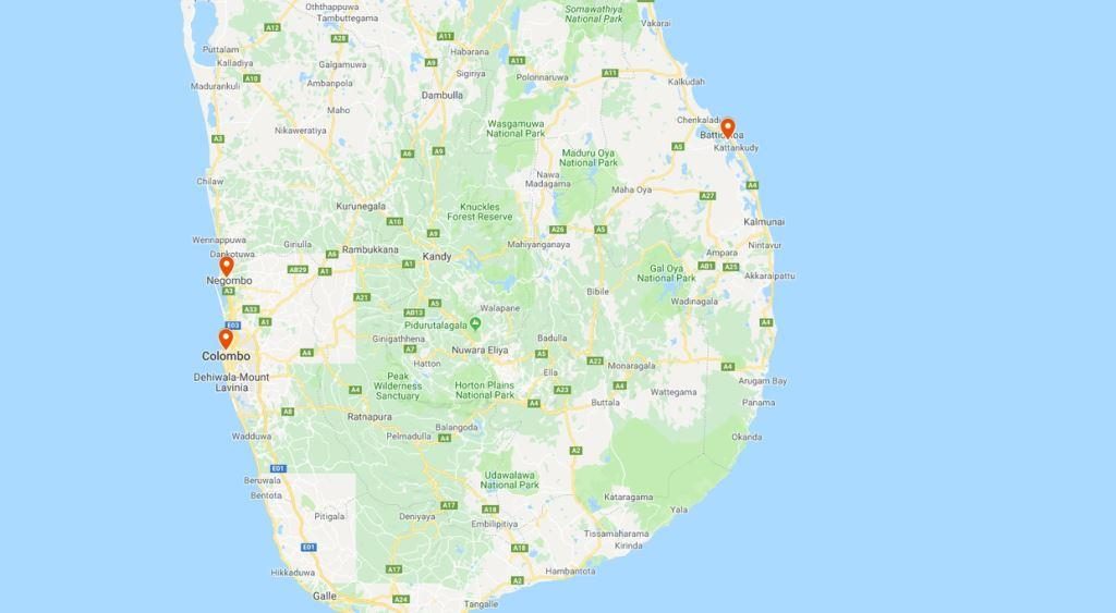 church bombings sri lanka