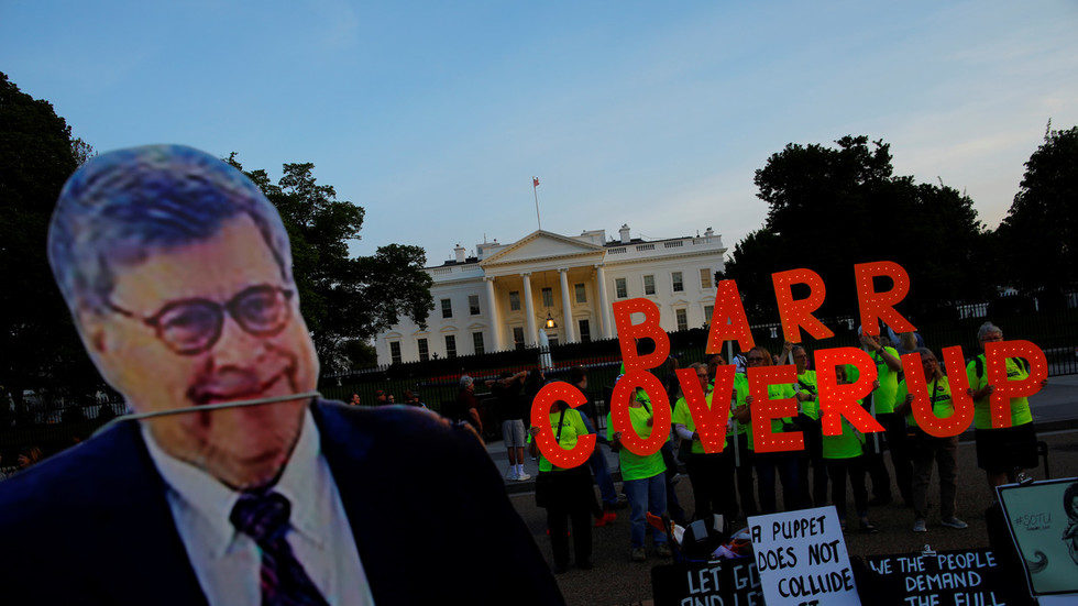 Click to enlarge William Barr protest