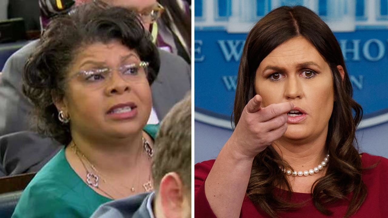 Sarah Sanders April Ryan