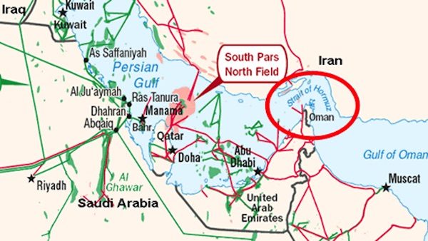 Persian Gulf map