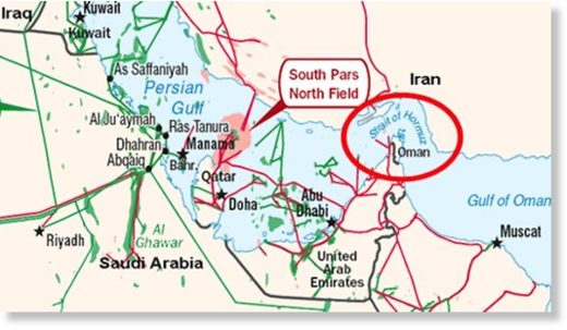 Persian Gulf map