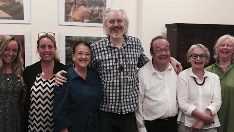 Click to enlarge assange embassy staff