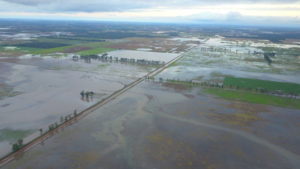Floods in Chaco Province, Argentina, April 2019.