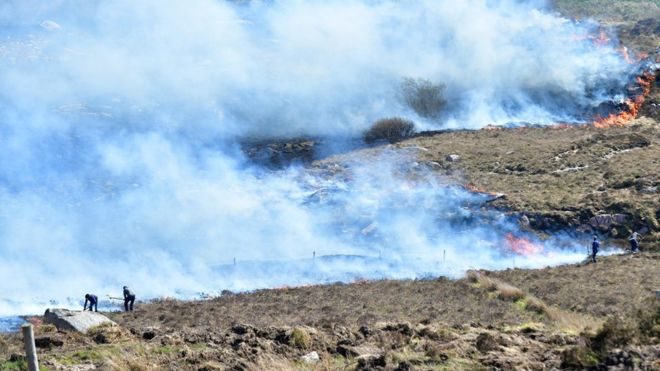 gorse fire donegal