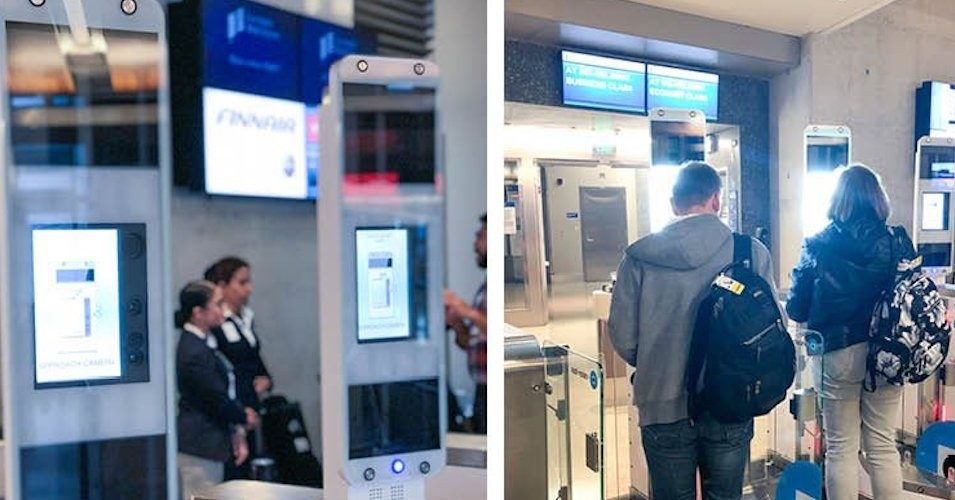 Passengers at LAX using biometric boarding