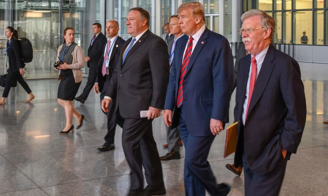 Trump Bolton Pompeo