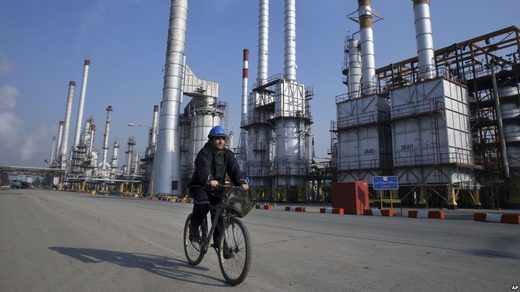 Iranian oil refinery