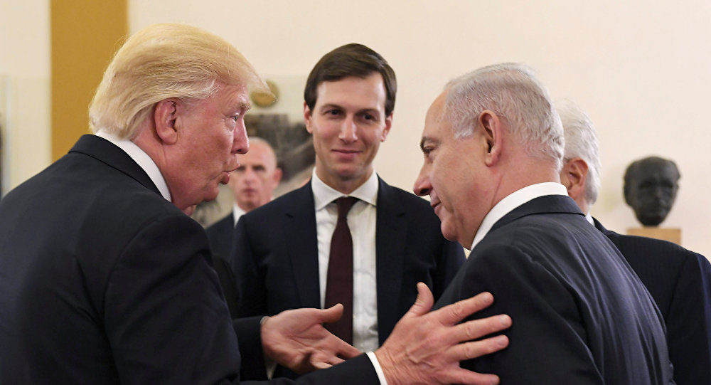 Trump Kushner Netanyahu