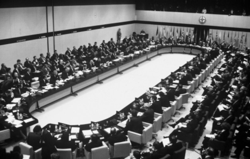 Click to enlarge first meeting of the North Atlantic Cooperation Council