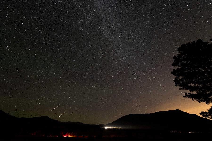 Click to enlarge meteor shower