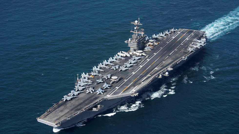 US navy aircraft carrier