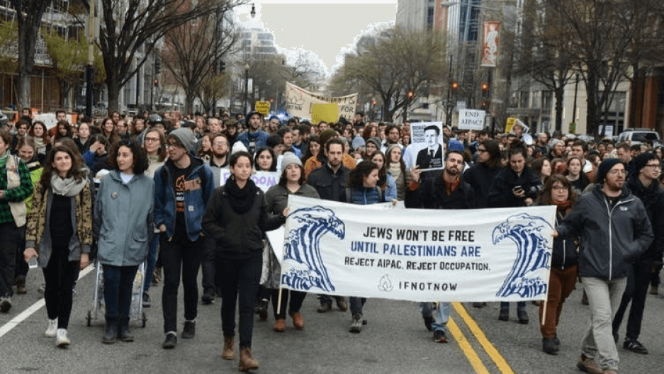 Americans protest support Israel