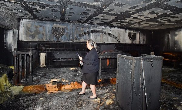 Click to enlarge Church fire