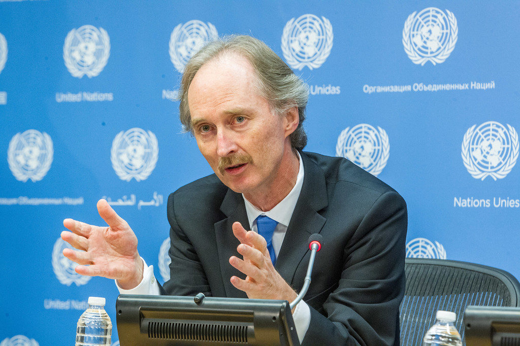 Click to enlarge Geir O. Pedersen Un Syria