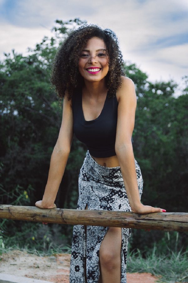 optimist smiling woman