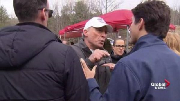 volunteer berates trudeau