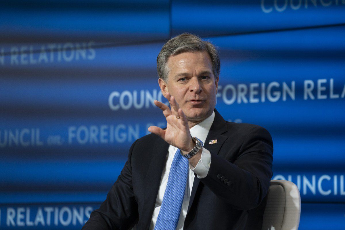 Click to enlarge Christopher Wray