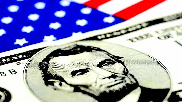 Click to enlarge Flag & Lincoln