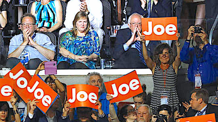Bernie/Joe signs