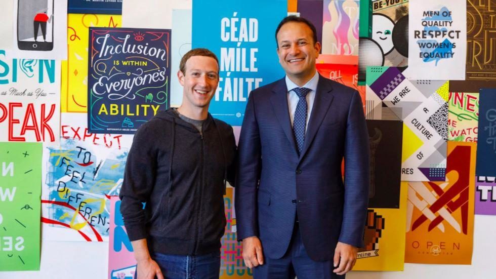 Click to enlarge varadkar zuckerberg