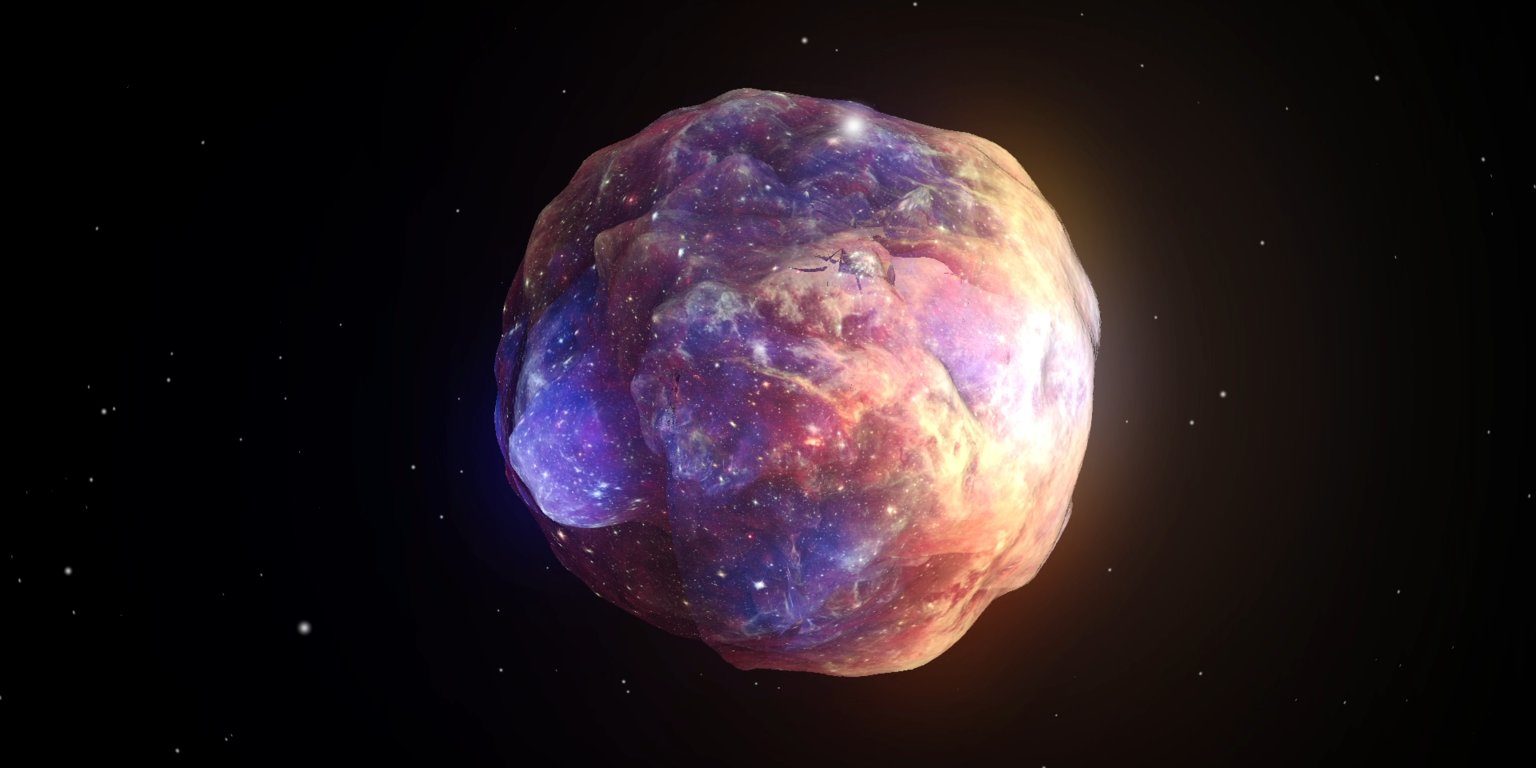 Click to enlarge expanding universe