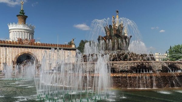 Flower fountain