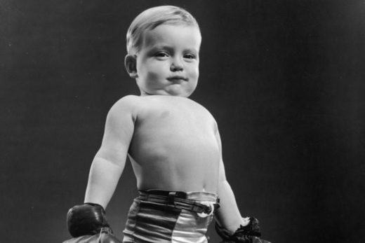 Click to enlarge proud toddler boxer child