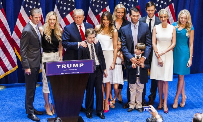 Click to enlarge trump family