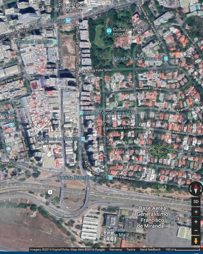 caracas coup map
