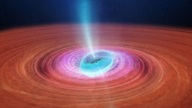 Click to enlarge black hole V404 Cygni
