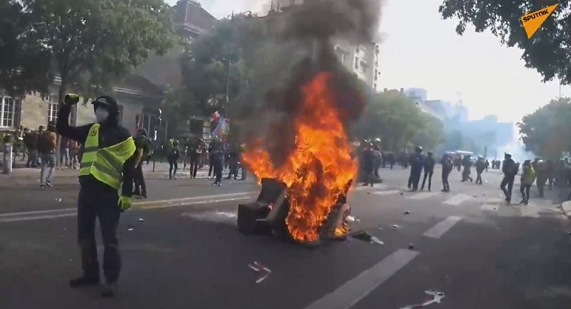 May Day protest France