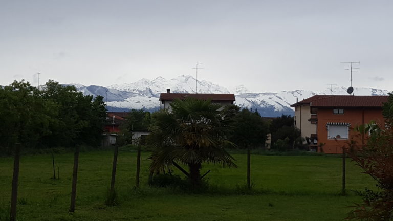 Fresh snow in Italy