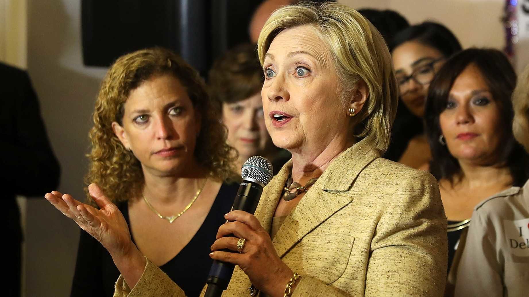 Click to enlarge Clinton DNC