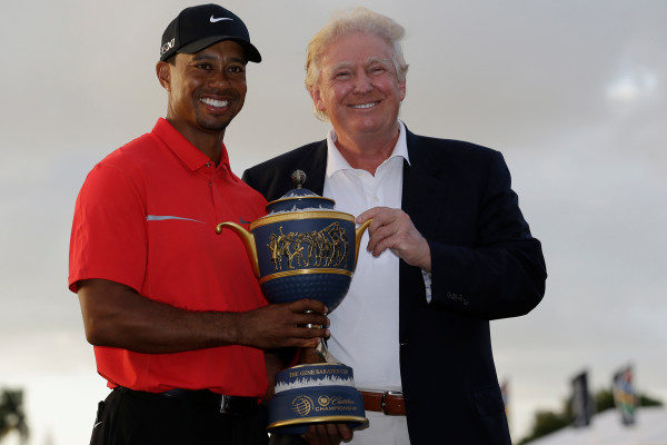 Tiger Woods, Donald Trump