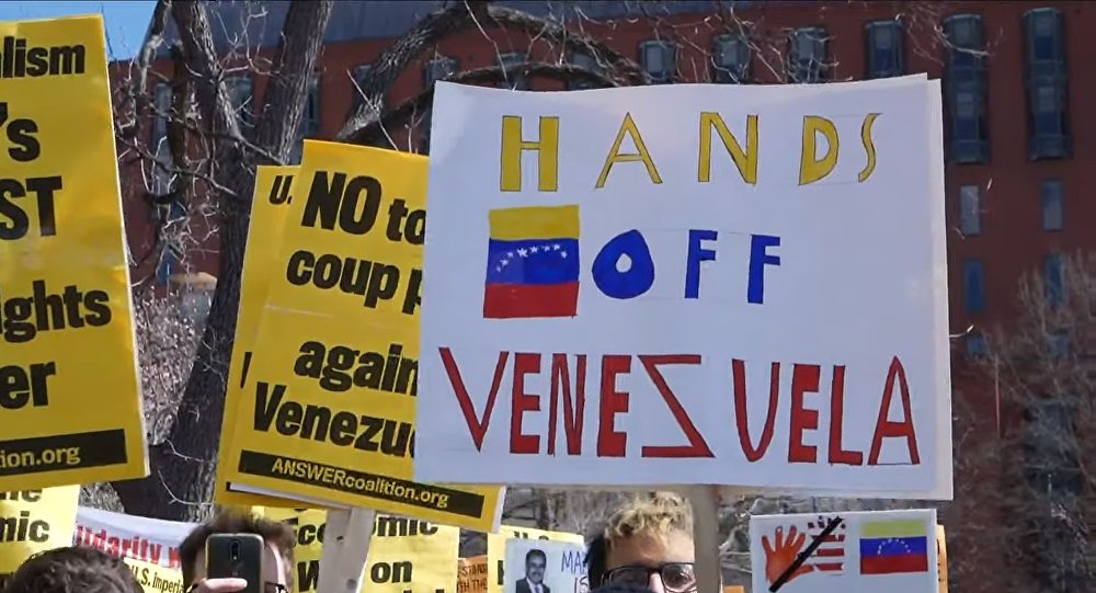 Click to enlarge hands off venezuela