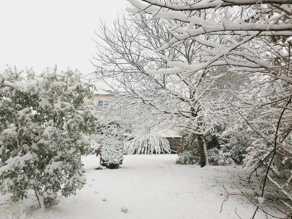 Click to enlarge spring snow in Harperscheid, Germany