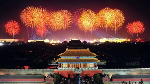 The Forbidden City beside Tiananmen Square, Beijing