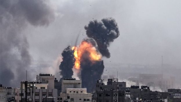 Click to enlarge Gaza bombing