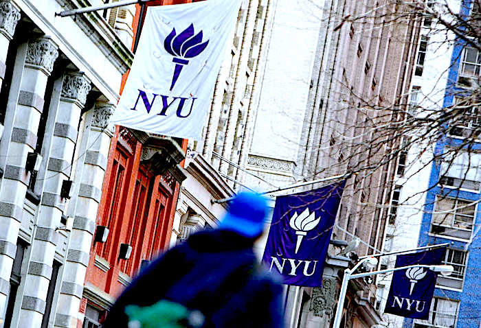 NYU banners
