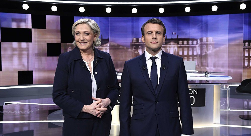 Click to enlarge Macron Marine le Pen