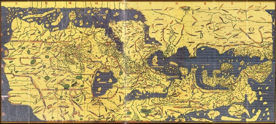 medieval world map