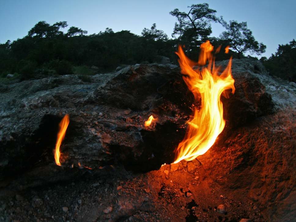 The Flames of Chimaera in Turkey