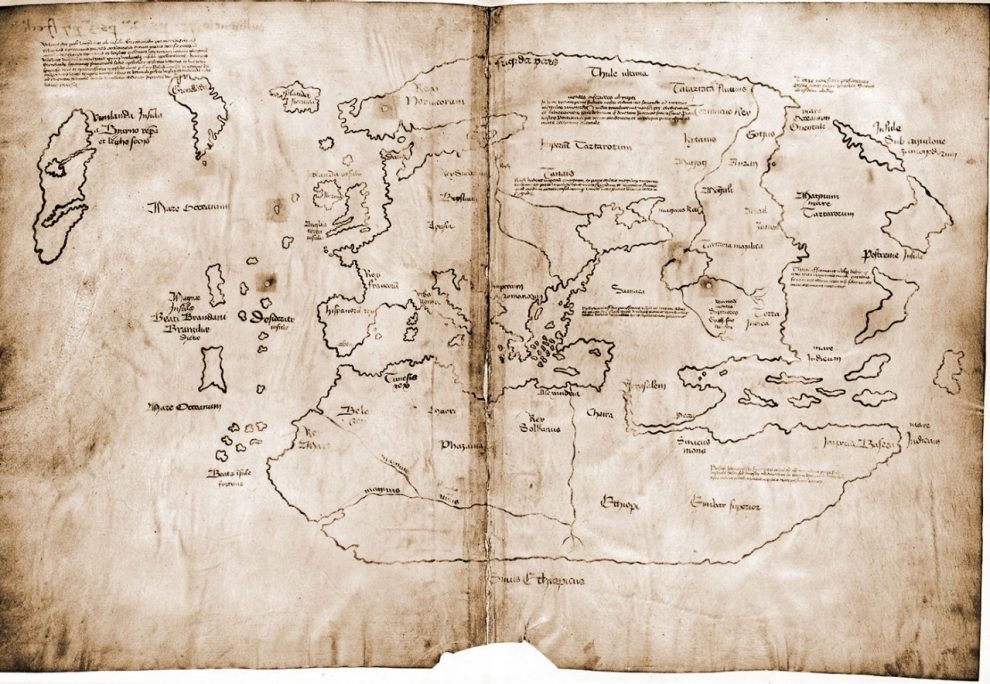 Click to enlarge first map vinland north america