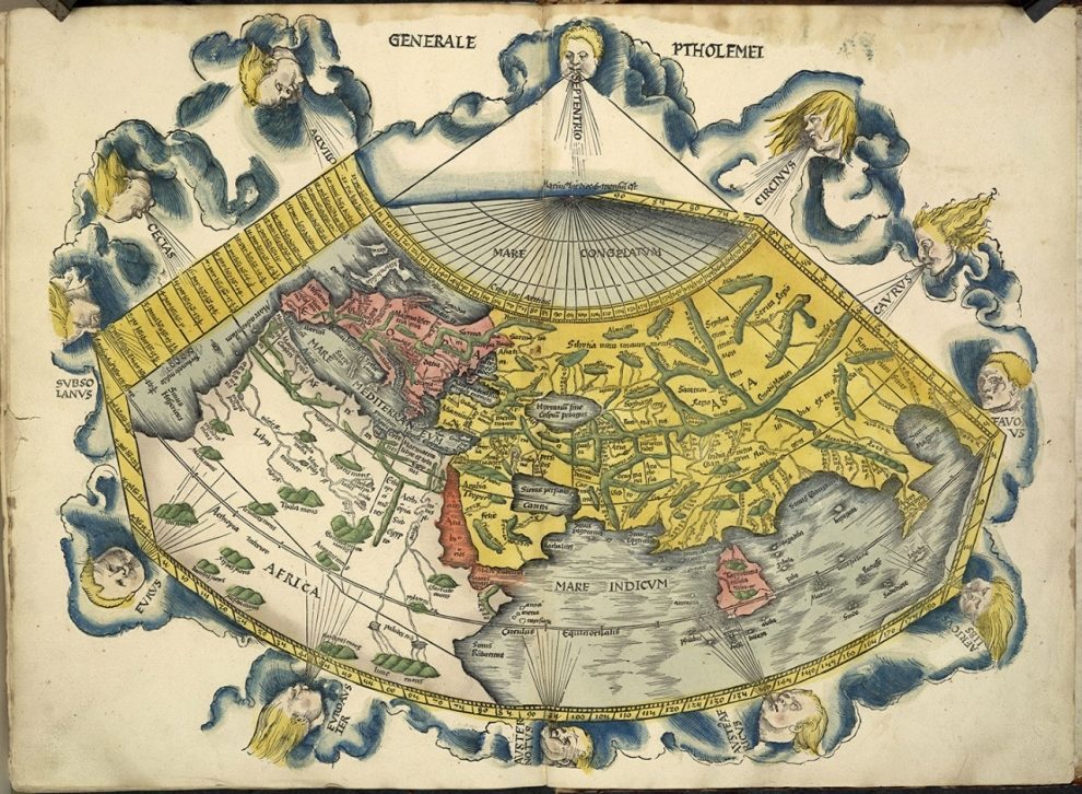 Click to enlarge Ptolemy world map