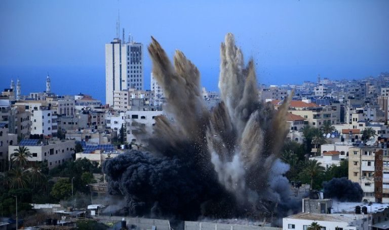 Israel bombs Gaza