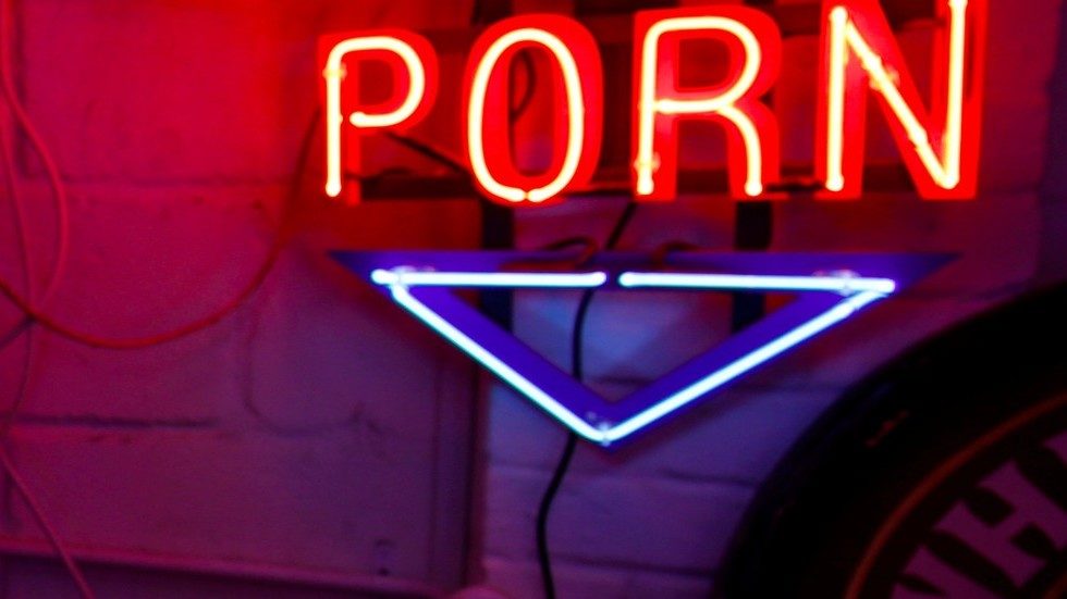 porn sign