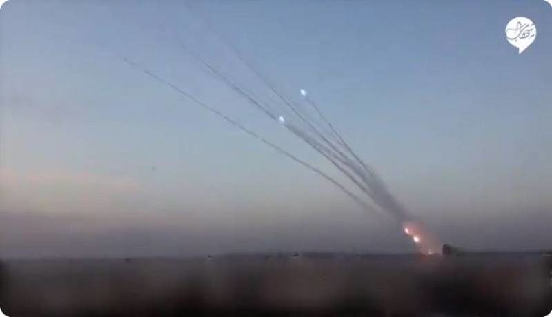 Hamas rockets to Israel