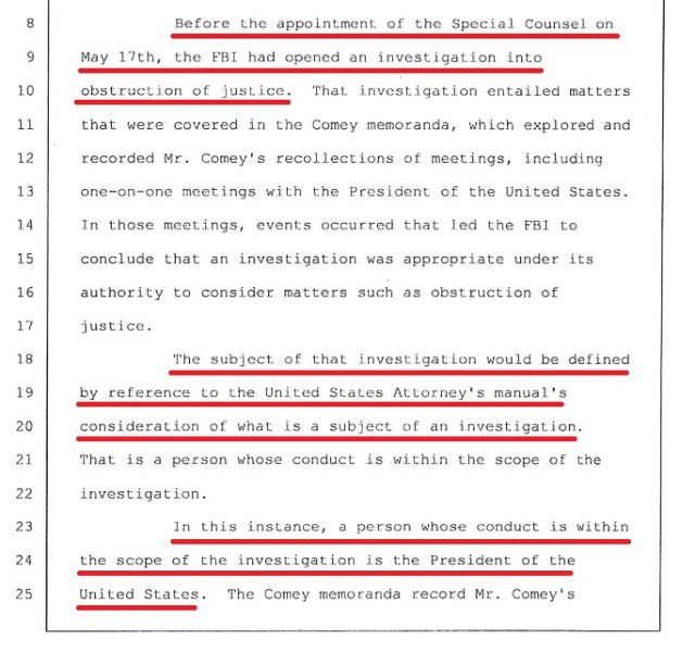 Click to enlarge Mueller court filing special counsel
