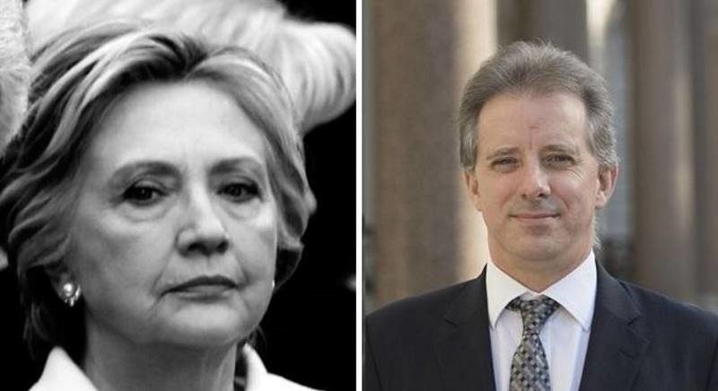 Click to enlarge Hillary Clinton Christopher Steele