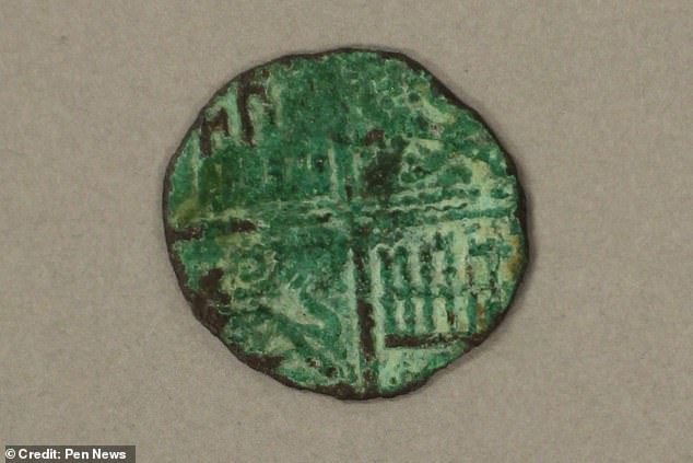 Click to enlarge ancient spanish coin
